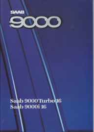 9000 Turbo 16 & 9000 i 16 brochure, 54 pages, 1988, Dutch language, # 227207