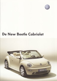 New Beetle Cabriolet brochure, A4-size, 24 pages, Dutch language, 01/2003