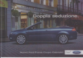 Focus Coupé-Cabriolet lenticular card , DIN A6-size, Promocard freecard, Italy, # 7118