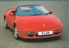 Elan Convertible,  A6-size postcard, about 1990, Dutch issue