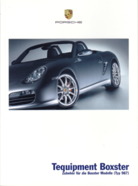 Boxster 987 Tequipment brochure, 32 pages, 05/2005, German %