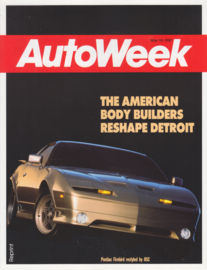 Pontiac Firebird Suntour and other models, 4 pages, 5/1987, English language