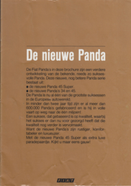 Panda brochure, 16 pages, 01/1983, Dutch language