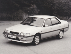 Mitsubishi Sapporo Sedan, press photo, German, 1988