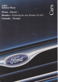 Cars UK all model brochure, 134 pages, 09/1994, English language