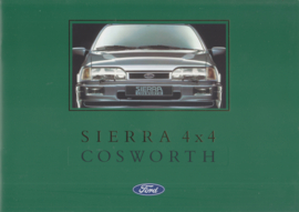 Sierra 4x4 Cosworth brochure, 16 pages, 12/1990, Dutch language