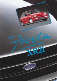 Fiesta XR2i brochure, 16 pages, 12/1990, Dutch language
