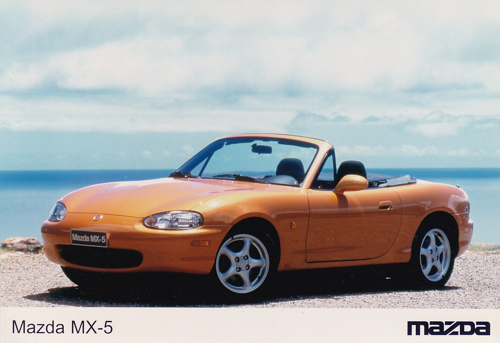 Mazda MX-5 Cabriolet, press photo, Dutch, 1997