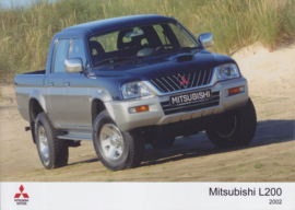 Mitsubishi L200 Pick-up, press photo, 2002