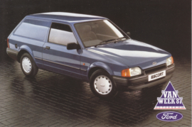 Escort Combi "L" Van , DIN A6-size, UK-issue for VAN Week 1987, # FB 1443