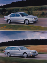 Mercedes-Benz E 55 AMG, press photo, Germany, 9/1999, IAA