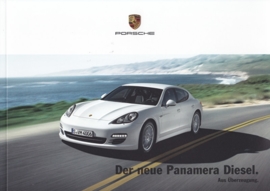Panamera Diesel brochure, 24 pages in presentation box, 04/2011, German