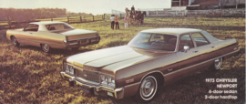 Newport Sedan & Hardtop, US postcard, large size, 1973