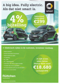 Fortwo & Forfour Electric models leaflet,  2 pages, 2018, Dutch language