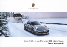 911 Carrera winter inspection folder, 4 pages, 2014/2015, Dutch