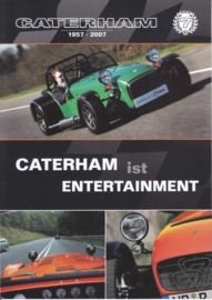 Caterham sportscar brochure,  4 pages, about 2008, German language