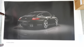 911 Black Edition large original factory poster, published 01/2011