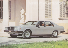 ** Quattroporte leaflet, 2 pages, 3 languages (It/E/F), c1978