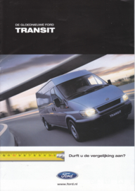 Transit Van brochure, 12 pages, Dutch language, about 2001