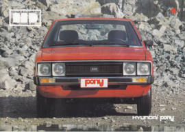 Pony 5-Door Hatchback brochure, 12 pages, about 1979, Dutch language