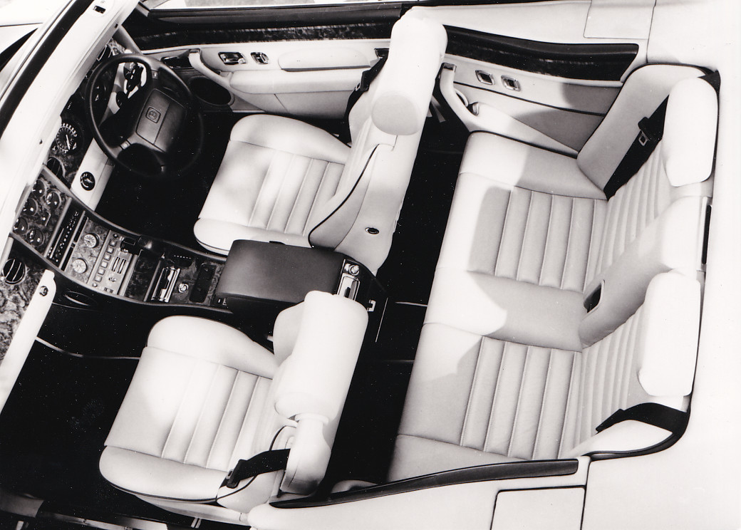 Bentley Azure Convertible interior, press photo, UK, 3/1995