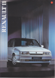 11 Hatchback brochure, 24 pages, 1987, Dutch language