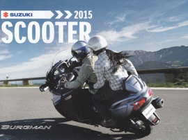 Suzuki Scooter brochure, 12 pages, #99999-SCTUB-A15, 2015, Dutch language