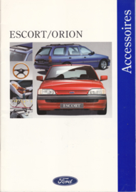 Escort/Orion accessories brochure, 40 pages, 8/1992, Dutch language