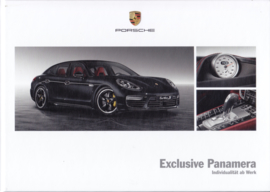 Panamera Exclusive brochure, 60 pages, 11/2014, hard covers, German