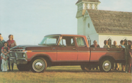 F-150 Supercab, US postcard, standard size, 1977