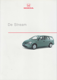 Stream brochure, 6 pages, A4-size, Dutch, 2001