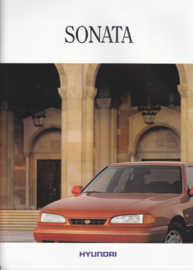 Sonata Sedan brochure, 20 pages, about 1992, Dutch language