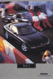 RX-7 Sports Car, 1995, US postcard, A5-size
