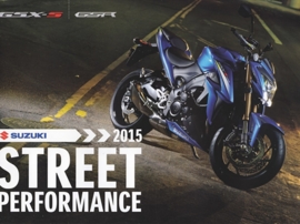 Suzuki Street Performance brochure, 16 pages, #99999-STPUB-A15, 2015, Dutch language