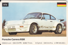 911 Carrera RSR - number 4/a - size 10 x 6,5 cm