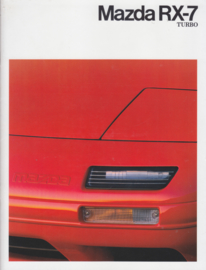 RX-7 Turbo brochure, 24 pages, 06/1989, Dutch language