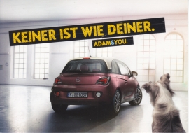 Adam postcard, Edgar freecard, # 16.853, German language