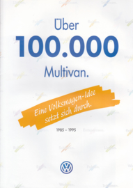 Multivan brochure, 8 pages,  A4-size, German language, 1995
