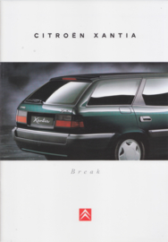 Xantia Break brochure, 32 pages, 08/1995, Dutch language