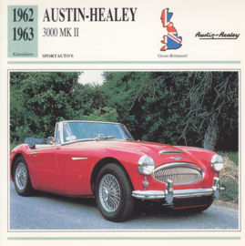 Austin-Healey 3000 Mk II card, Dutch language, D5 019 01-16