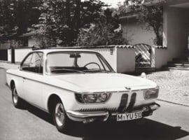 BMW 2000 CS - 1969 - German text on the reverse