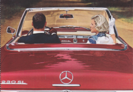 Cabrio history models, 7 attached postcards, A6-size, German language, about 1999