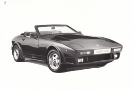 TVR 400 SE wedge convertible - factory photo - about 1990