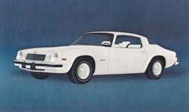 Camaro,  US postcard, standard size, 1975