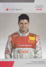 DTM racing driver Pierre Kaffer, unsigned postcard 2006 season, German language