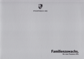 Panamera GTS intro brochure in cover, 46 + 16 pages, 10/2011, hard covers, German
