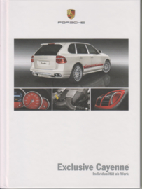 Cayenne Exclusive brochure, 48 pages, 04/2008, hard covers, German