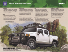 H3T environmental features leaflet, 2 pages, 2009, USA, English language