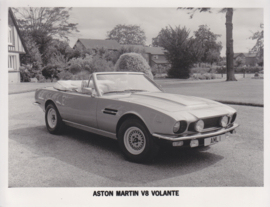 Aston Martin V8 Volante Convertible, press photo, 1982