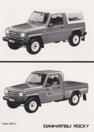 Daihatsu Rocky 4x4 diesel, press photo, Belgium, 1/1988